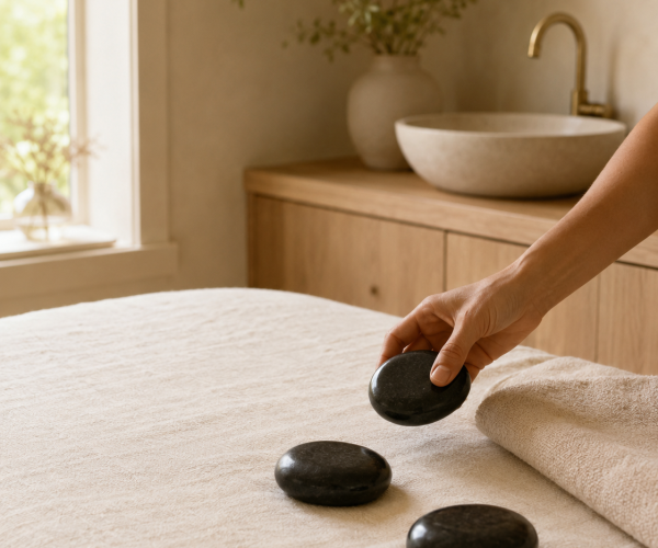 Hot stone massage